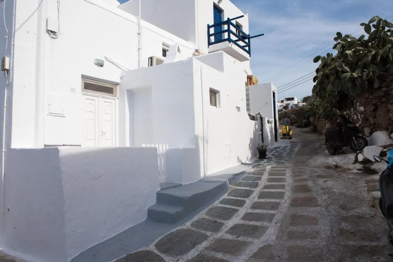Willa Traditional Split Level House In Mykonos Town Grecja